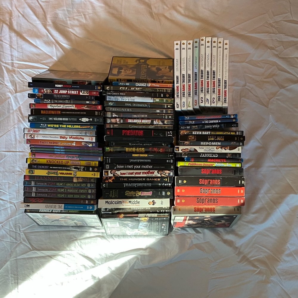 Bulk lot assorted dvd’s